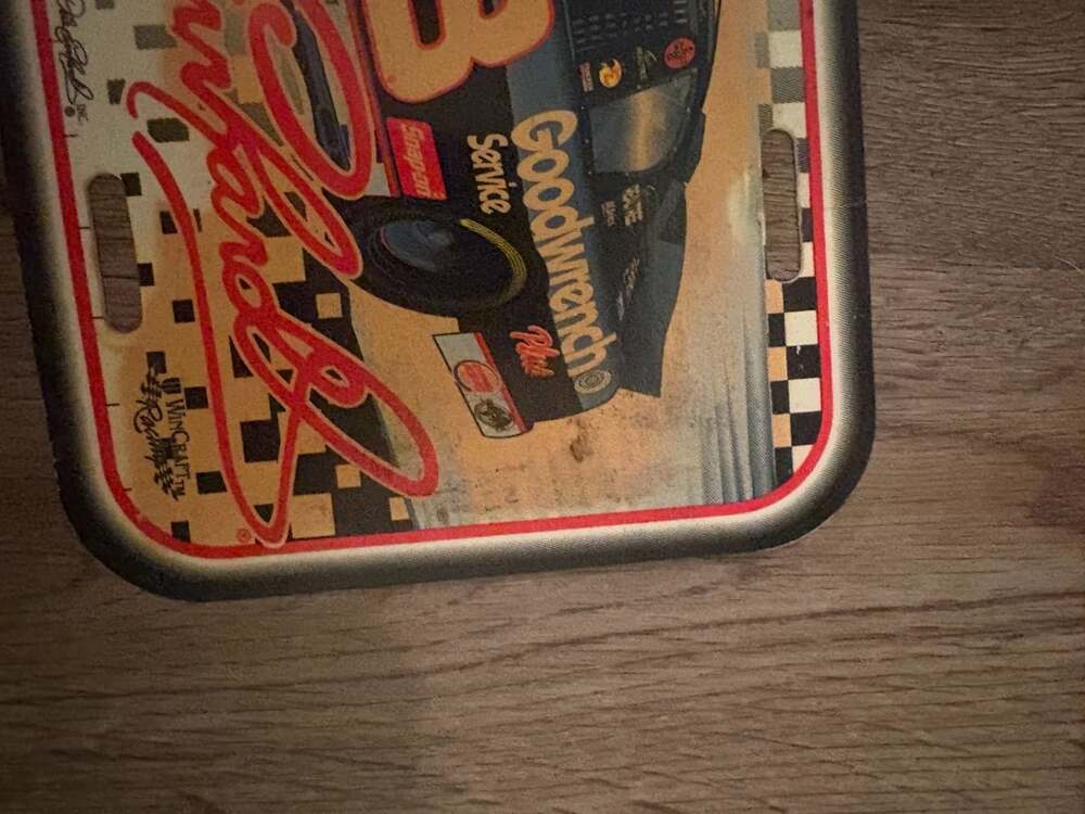 Dale Earnhardt NASCAR Collectible Lot Framed Photos , notebook and License Plate - Picture 7 of 9